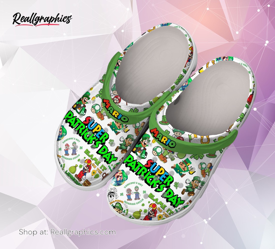 super mario games movie classic crocs shoes