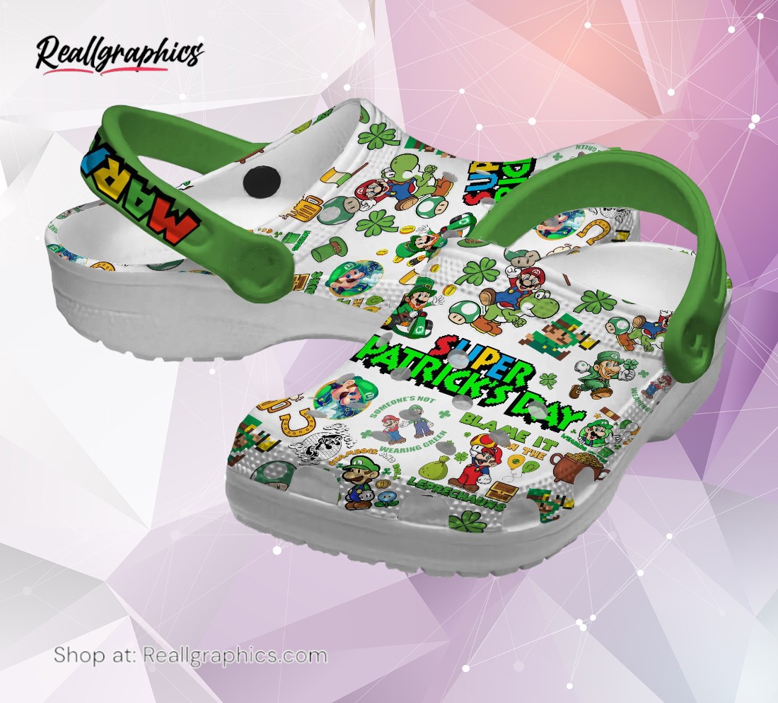 super mario games movie classic crocs shoes