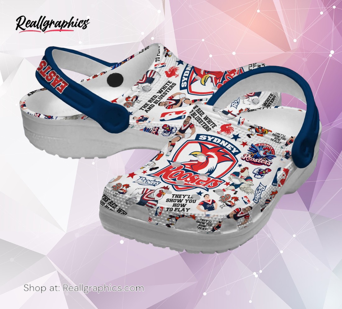 sydney roosters nrl sport classic crocs shoes