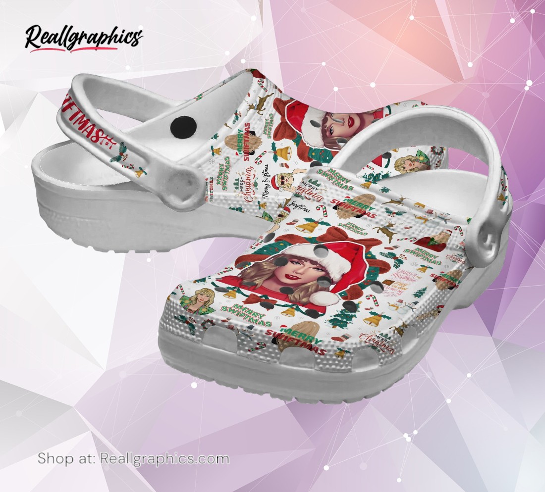 taylor swift music christmas classic crocs shoes