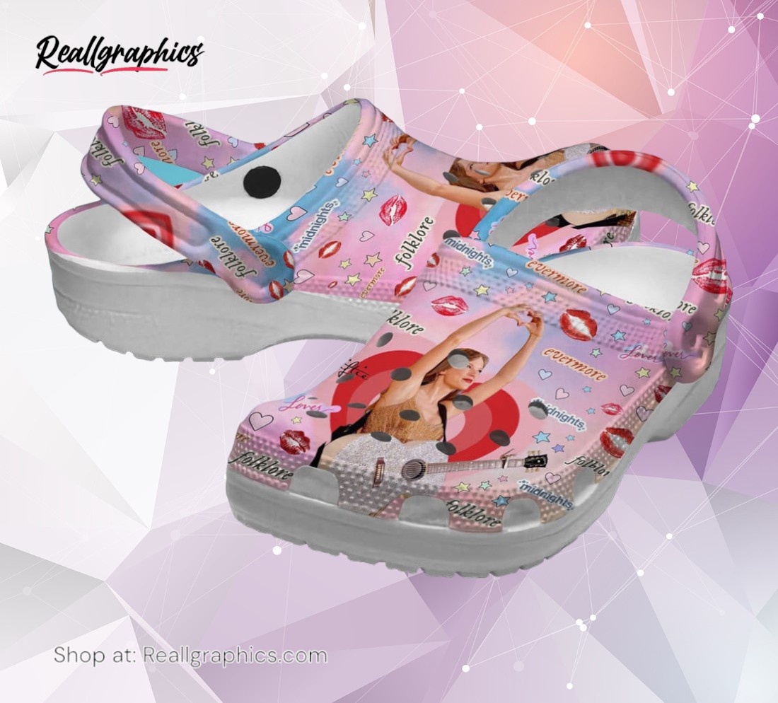 taylor swift music classic crocs shoes