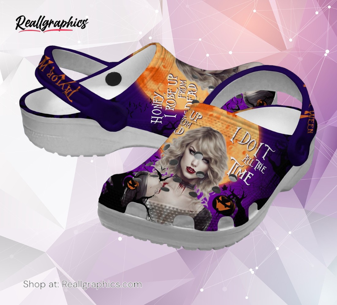 taylor swift music halloween  classic crocs shoes