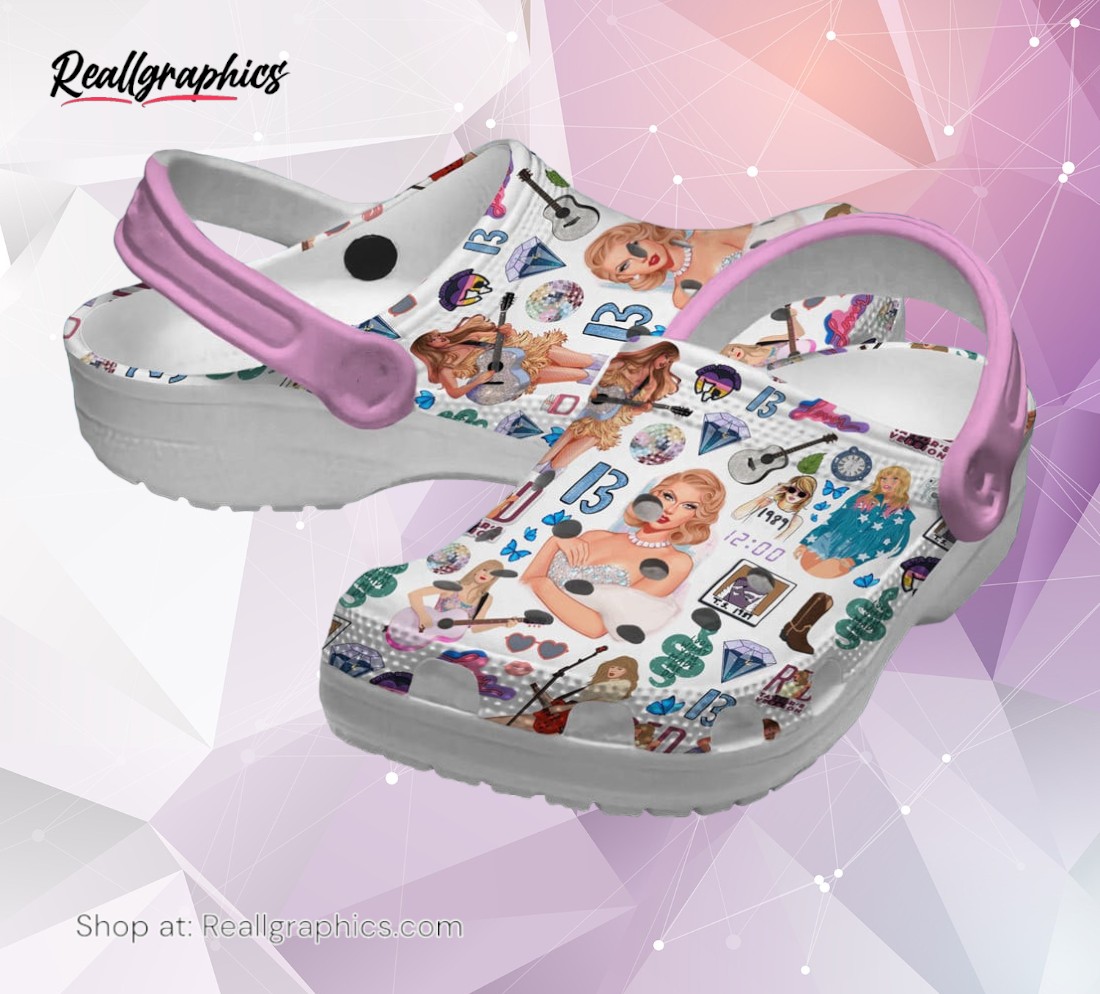 taylor swift the eras tour music classic crocs shoes