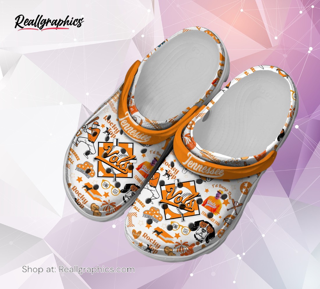 tennessee volunteers football ncaa sport classic crocs shoes, tennessee volunteers merch