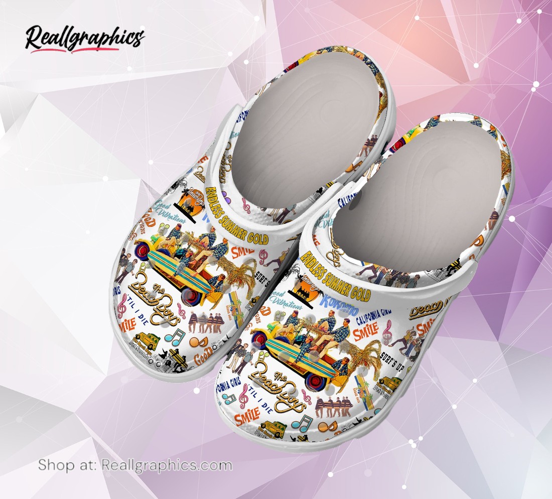 the beach boys music classic crocs shoes