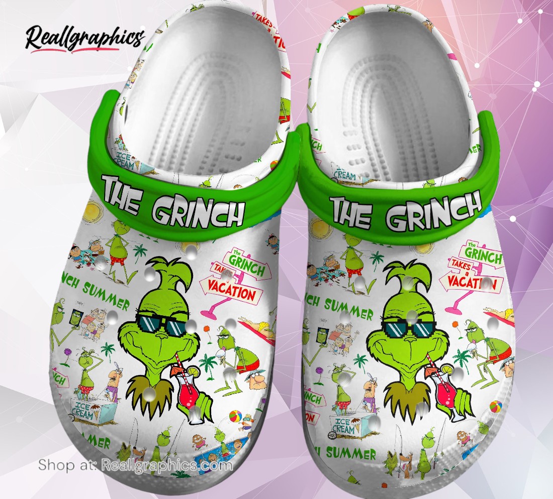 the grinch cartoon movie 3d printed classic crocs