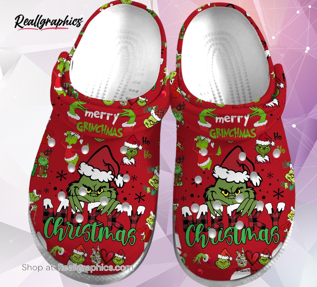 the grinch movie classic crocs shoes