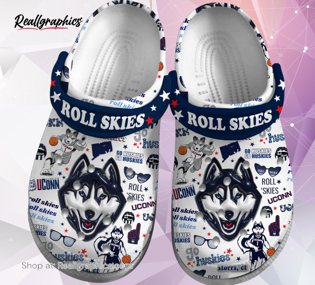 uconn huskies ncaa sport classic crocs shoes, uconn gifts