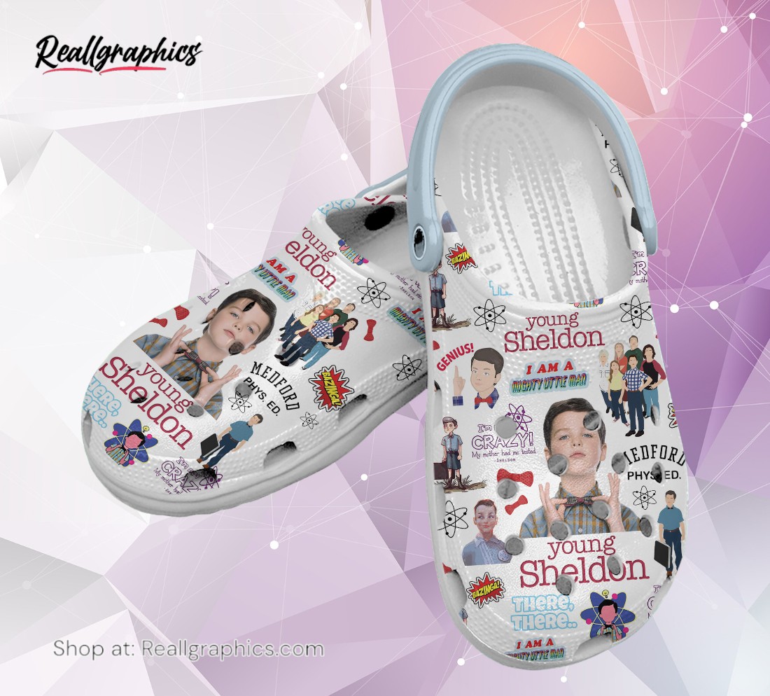 young sheldon tv series classic crocs shoes