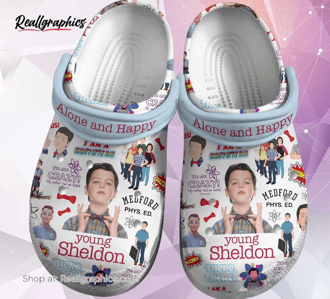 young sheldon tv series classic crocs shoes